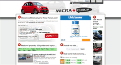 Desktop Screenshot of micra-forum.com