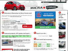 Tablet Screenshot of micra-forum.com
